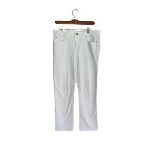 GAP 1969 White Real‎ Straight Size 29r Denim Jeans Ankle Crop
